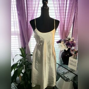 Women's Satin Chemise Slip Gown (M) NWOT